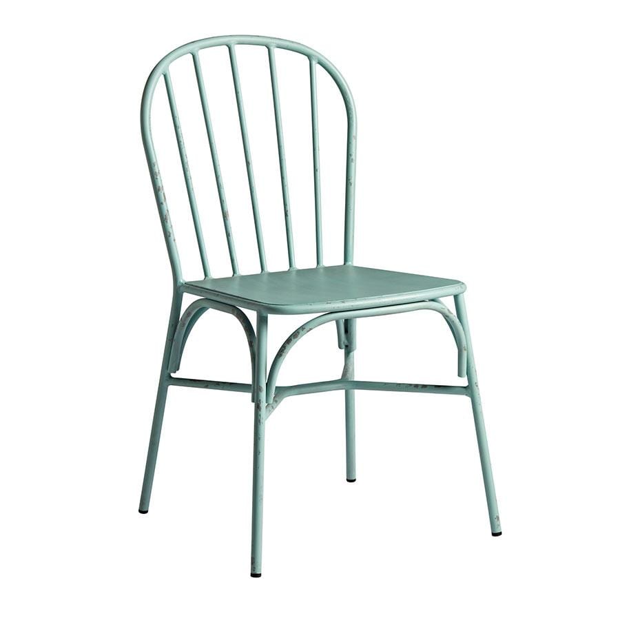 Dover Side Chair - Vinitage Alu Frame Blue