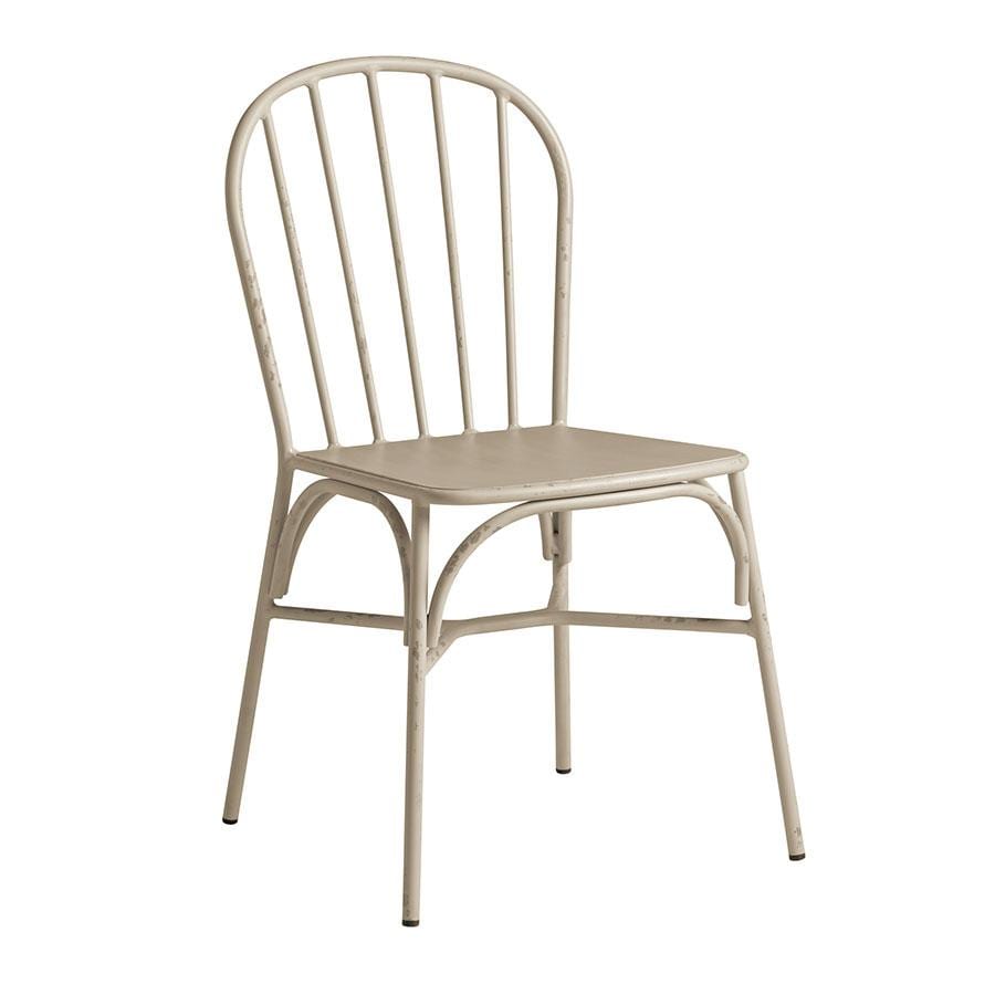 Dover Side Chair - Alu Frame White