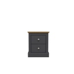 Kent Bedside Cabinet Charcoal