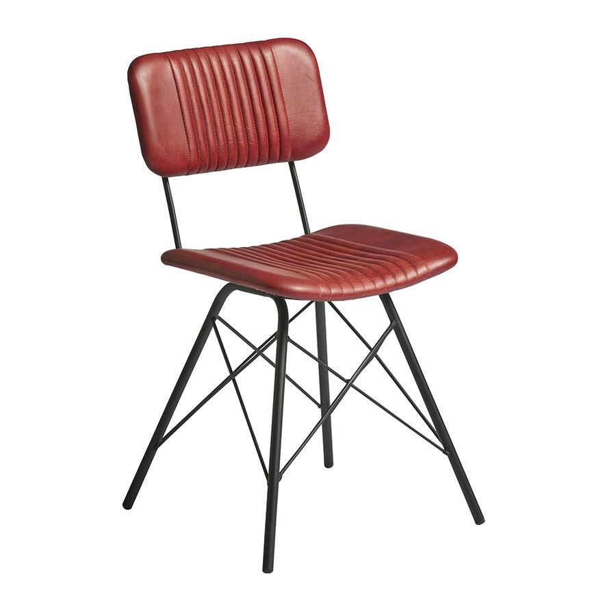 Huke Side Chair Vintage Red