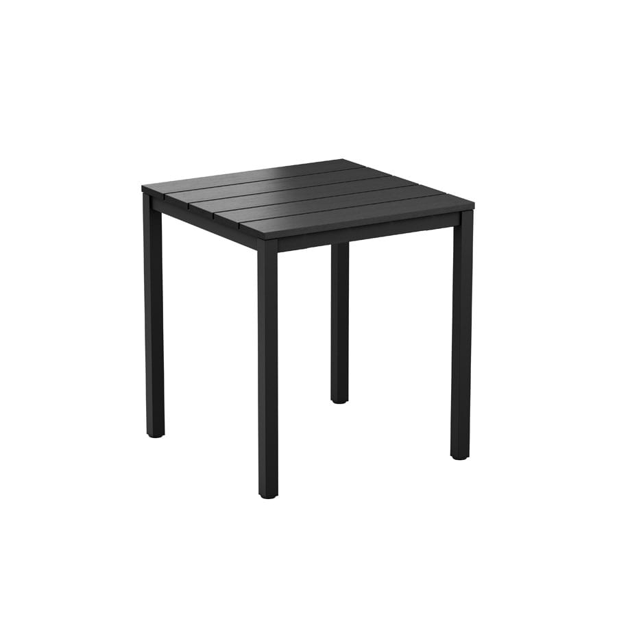 Echo 4 Leg Dining Table - Black - 69x69cm
