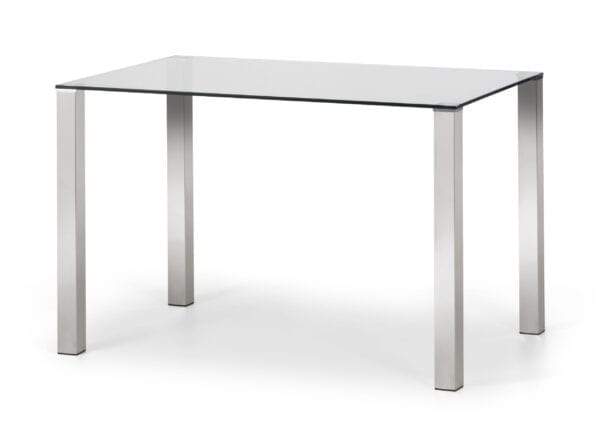 Brie Glass Top Table