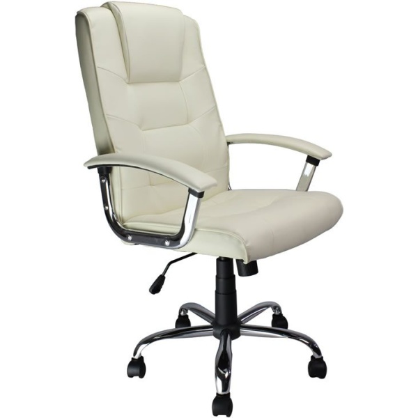 Style High Back Cream  Office Chair