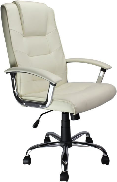 Style High Back Cream  Office Chair