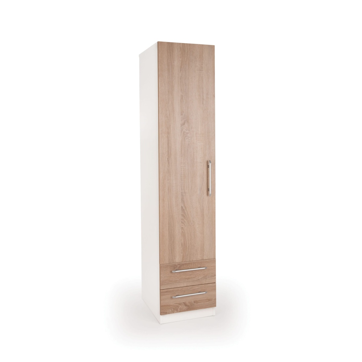 Eitan Bedroom Single Combi Wardrobe - Variety Of Colours - Oak