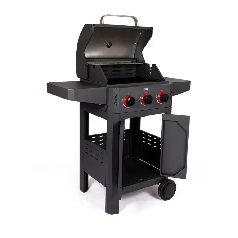 Pazing 3 Burner Barbecue (BBQ) Matte Anthracite Grey