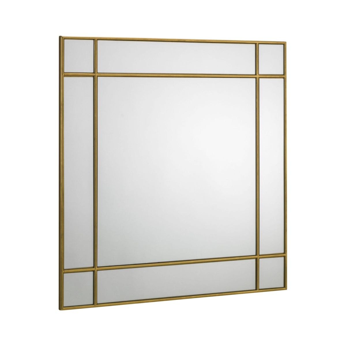 Porto Gold Square Wall Mirror