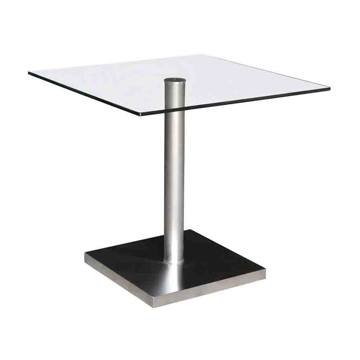 Cherine 80cm Square Brushed Frame Dining Table