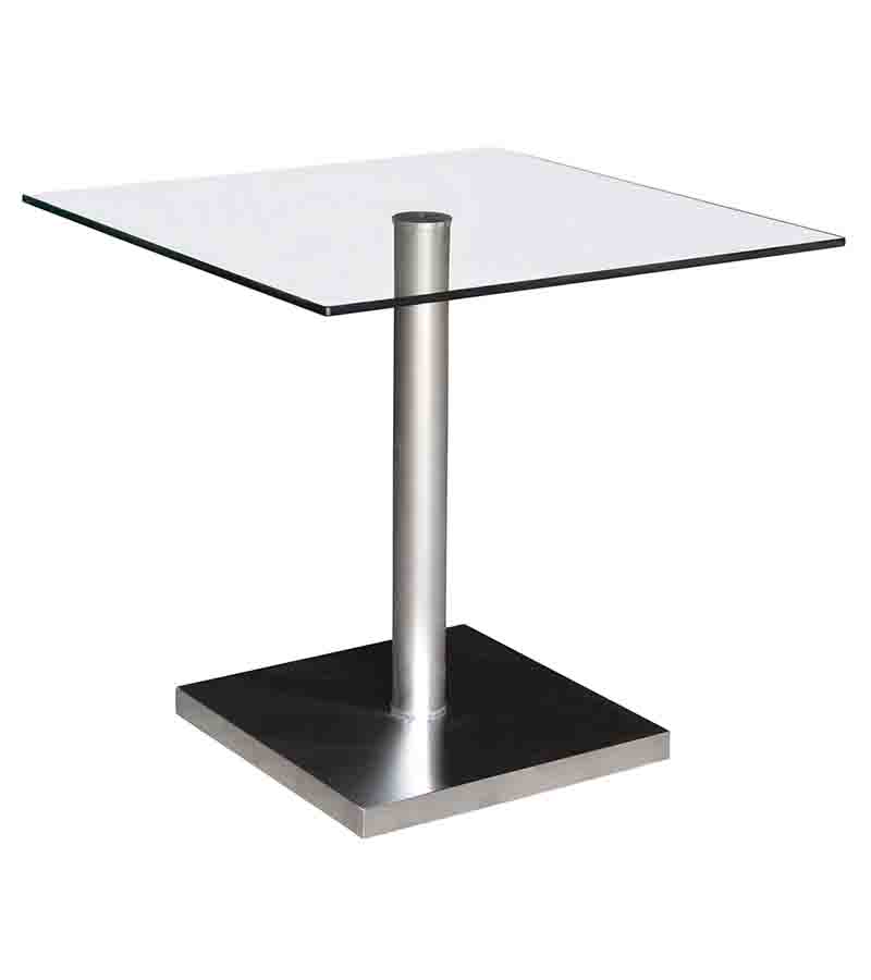 Cherine 80cm Square Brushed Frame Dining Table