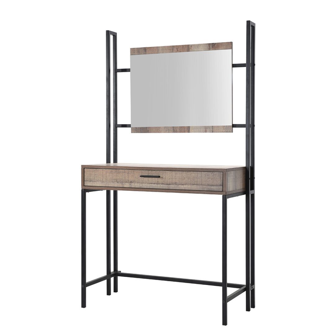 Tropsin Dressing Table and Mirror Distressed Oak Effect