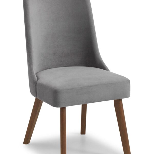 Lux Chenille Chair - Dusk Grey