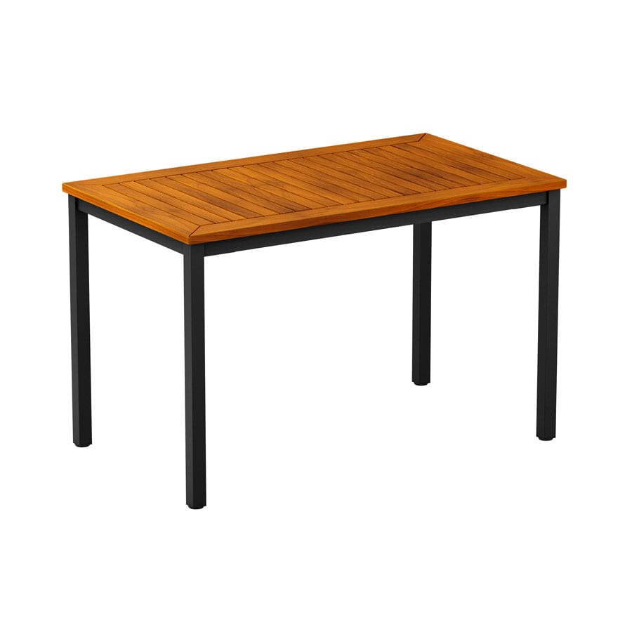 Inck - 4 Leg Wood Robinia Table - Black