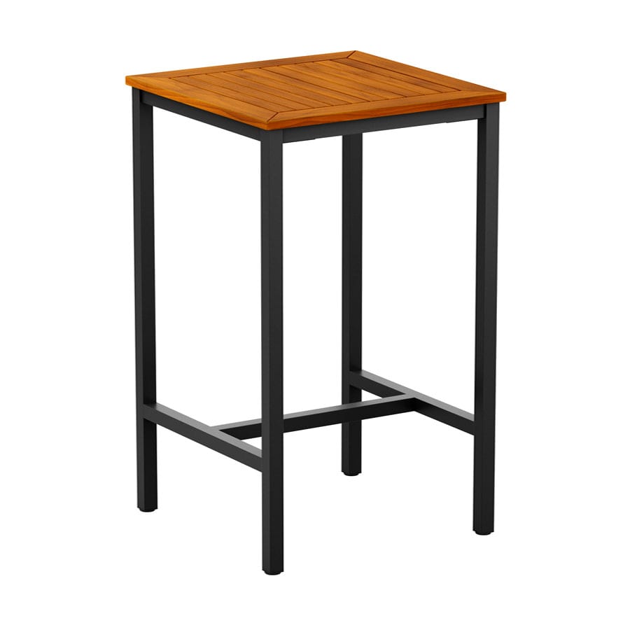 Inck - 4 Leg Poseur Table - Black - 80x80cm