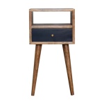 Mini Navy Blue Hand Painted Bedside Table