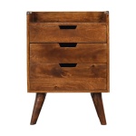 Chestnut Gallery Back Bedside Table