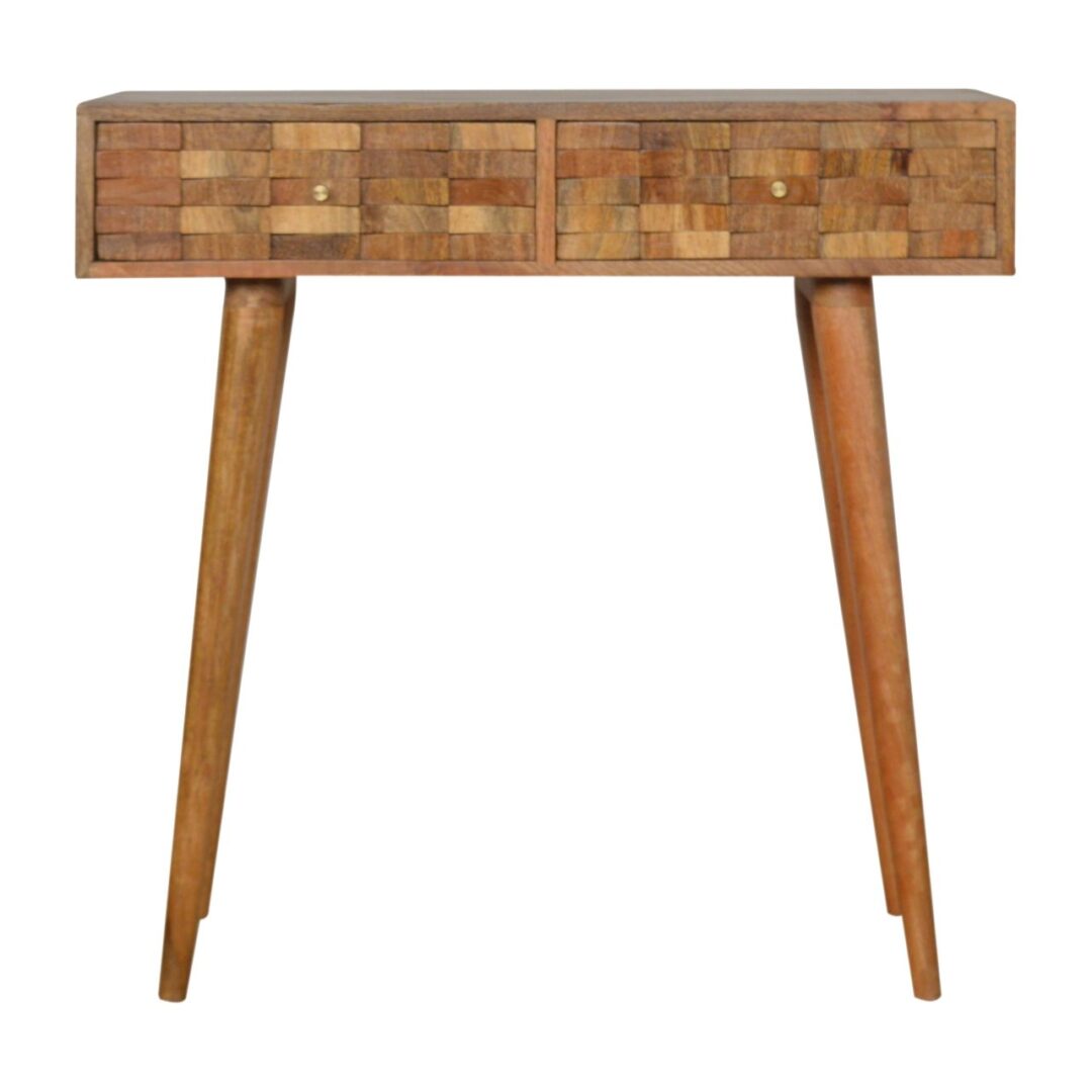 Azer Tile Carved Console Table