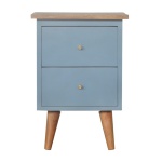 Lokker Blue Hand Painted Bedside