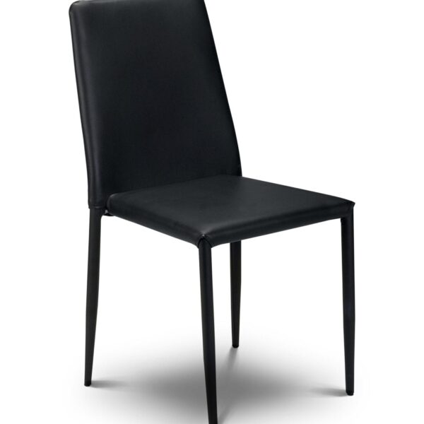 Wizz Stacking Chair Black