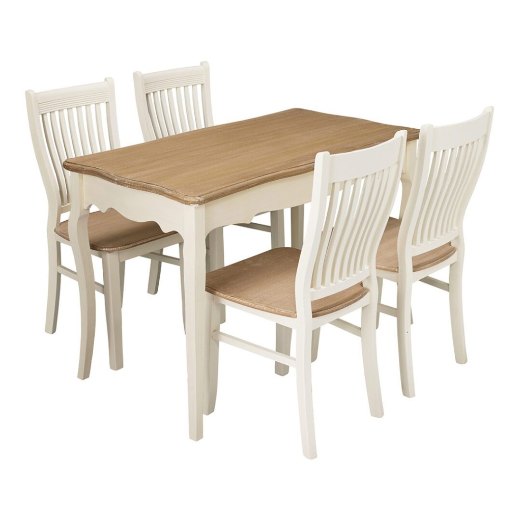 Dunniete Chair Cream (Pack of 2) Chairs Only