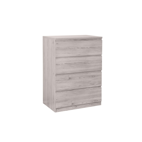 Pluto 4 Drawer Chest Grey Oak