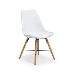 Carry Chair - White & Oak Legs