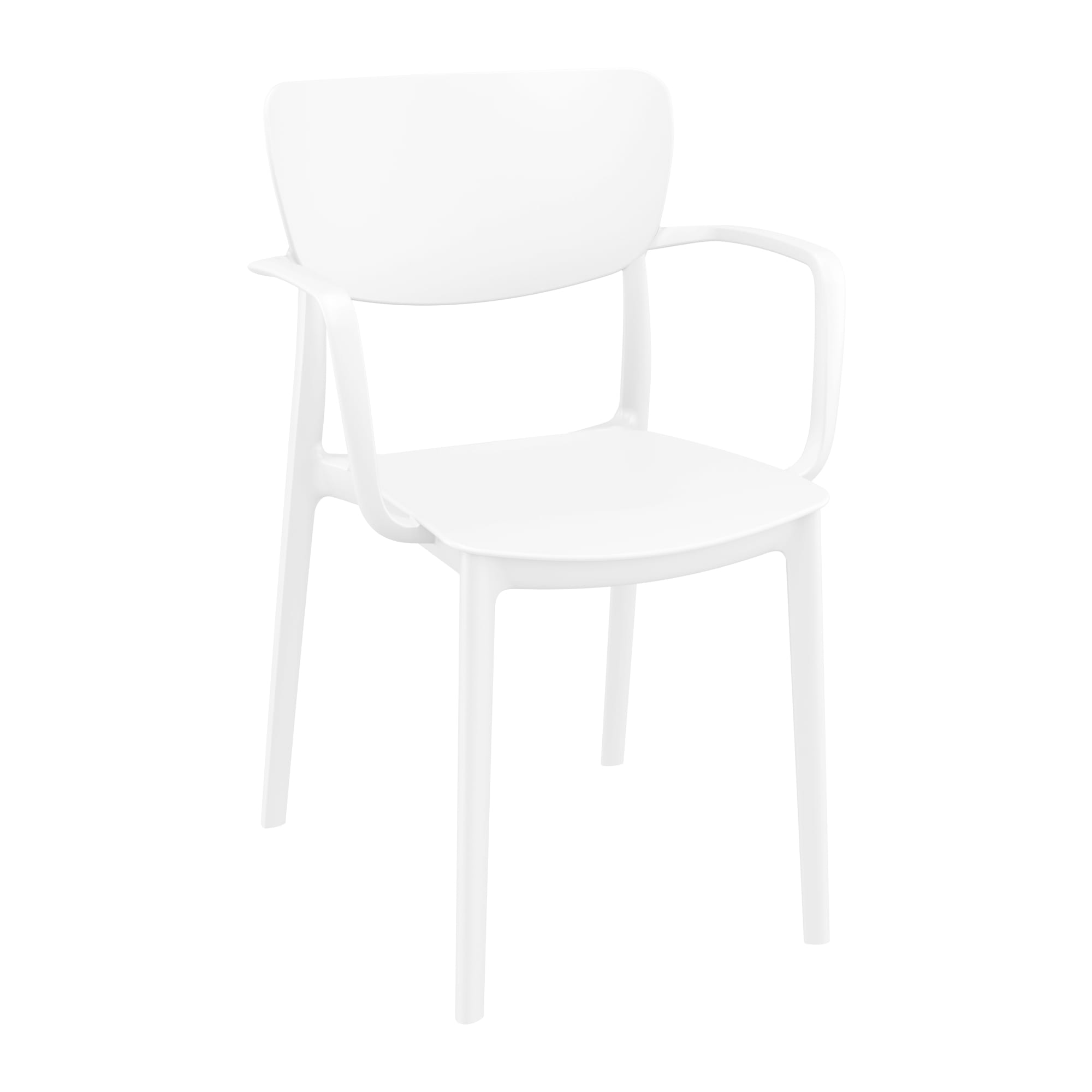 Liss Arm Chair - White