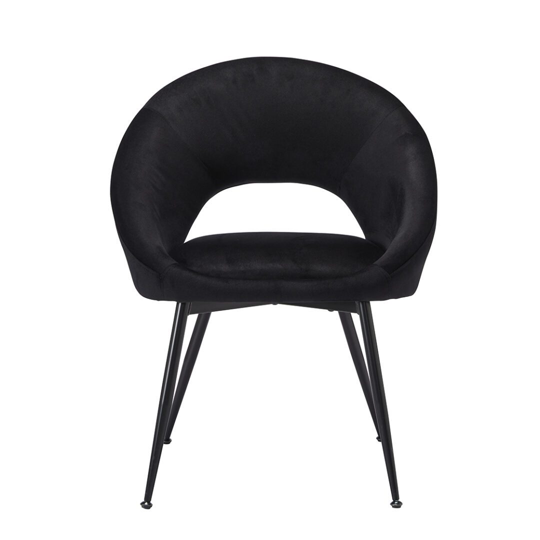 Kunnu Dining Chair Black (Pack of 2)