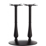 Black Cast Iron Candelabra Table Base - Twin - Poseur height - 1100 mm