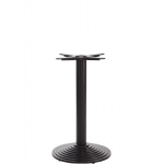 Black Cast Iron Round Step Table Base - Medium - Height - 720 mm