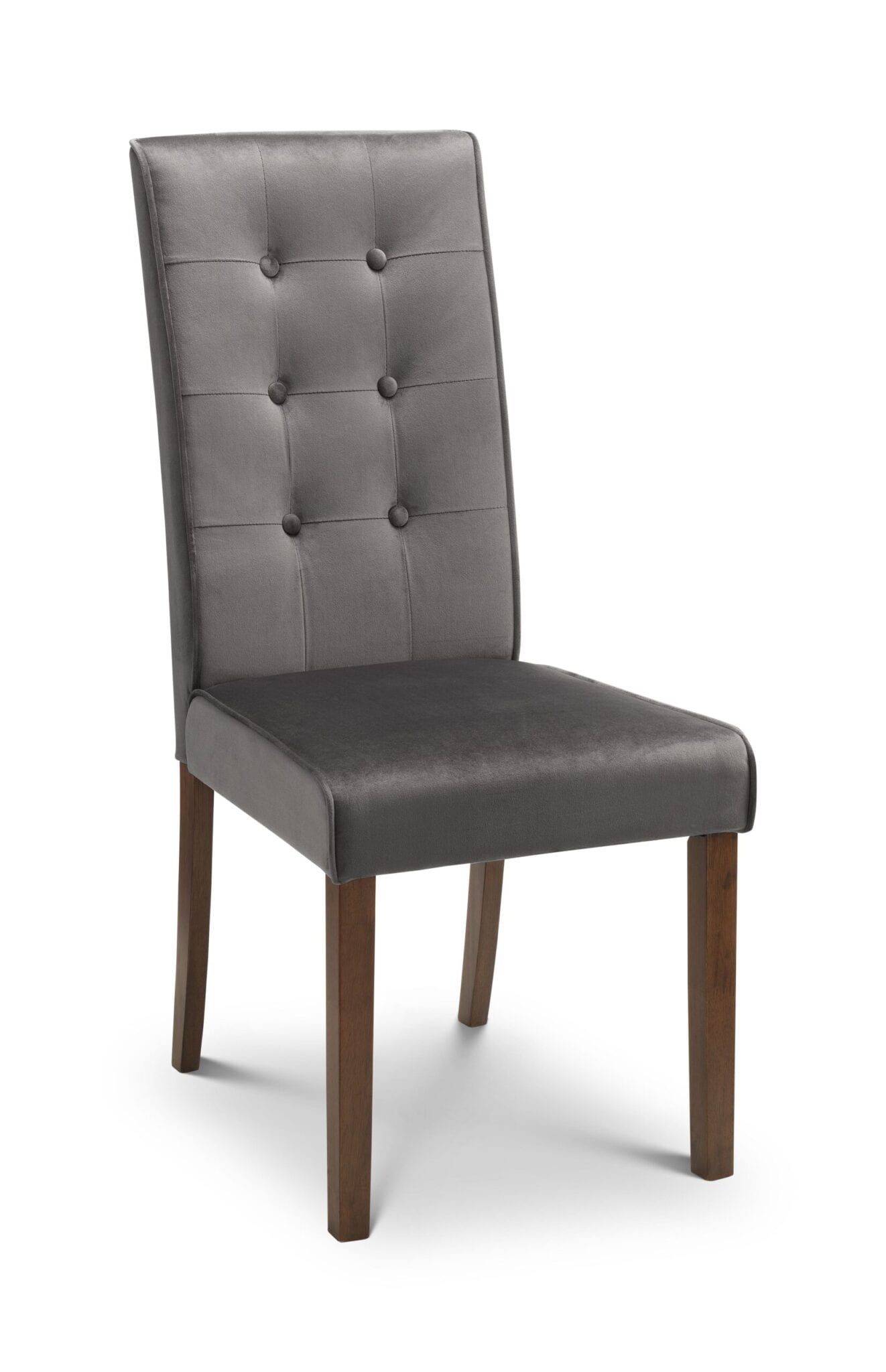 Lisbon Velvet Chair Grey Velvet