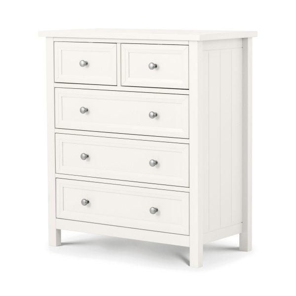 Marine 3+2 Drawer Chest - Surf White