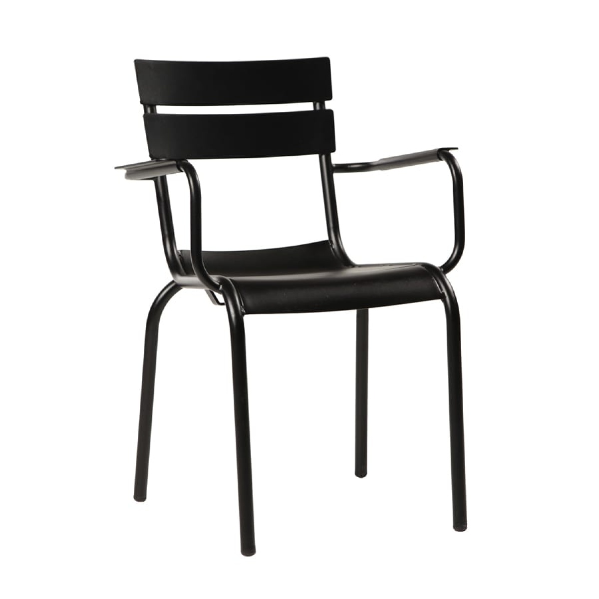 Manalo Stacking Alu Outdoor Armchair - Black