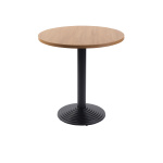 Mayosi Round Coffee Table Base Round Wood Top