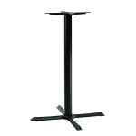 Elliot Black Cast Iron Table Base - Medium Poseur