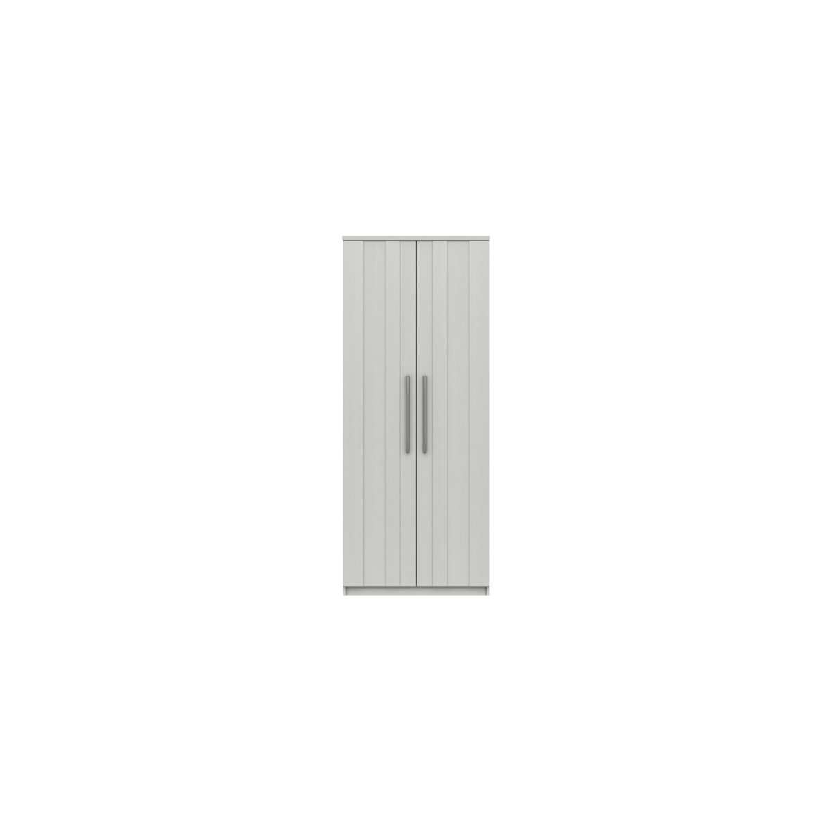 Midas Two Door Wardrobe - White Woodgrain