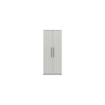 Midas Two Door Wardrobe - White Woodgrain