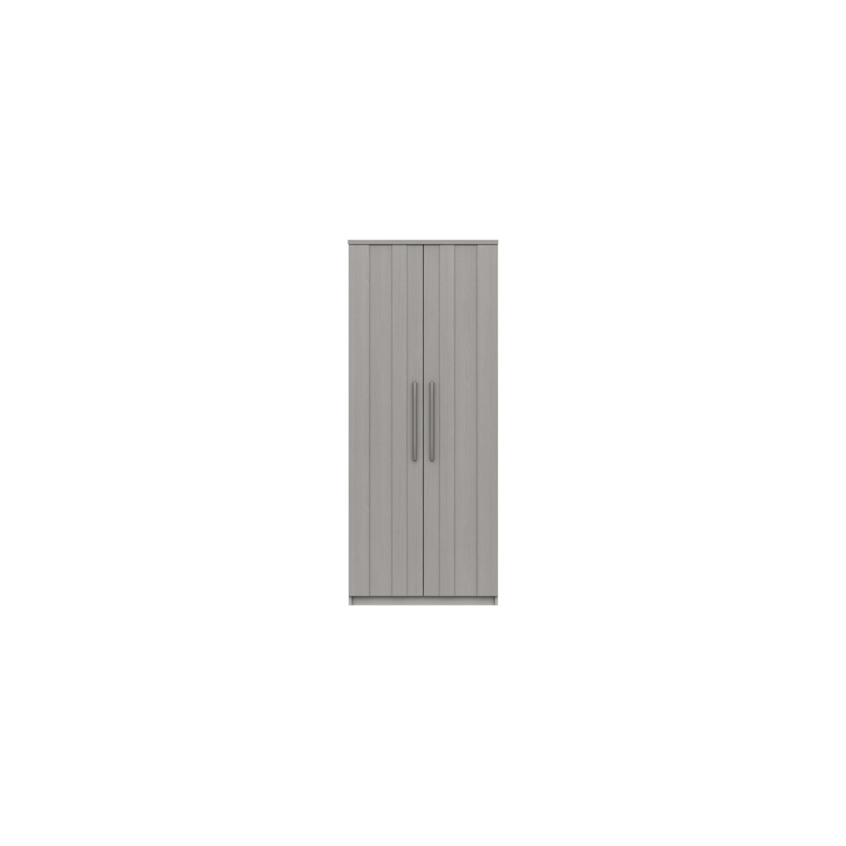 Midas Two Door Wardrobe - Light Grey Woodgrain