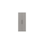 Midas Two Door Wardrobe - Light Grey Woodgrain