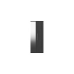 Midas Two Door Mirror Wardrobe - Graphite Woodgrain