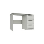 Midas Three Drawer Dressing Table - White Woodgrain