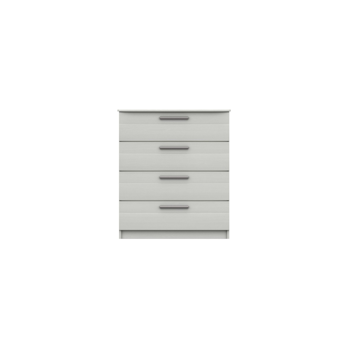 Midas Four Drawer Chest - White Woodgrain