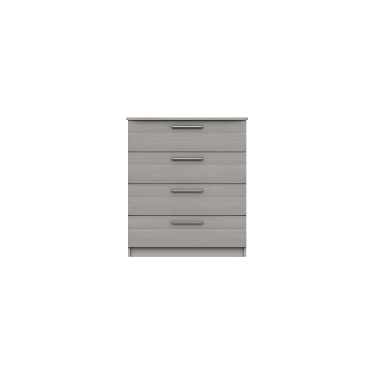 Midas Four Drawer Chest - Light Grey Woodgrain