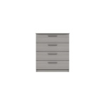 Midas Four Drawer Chest - Light Grey Woodgrain