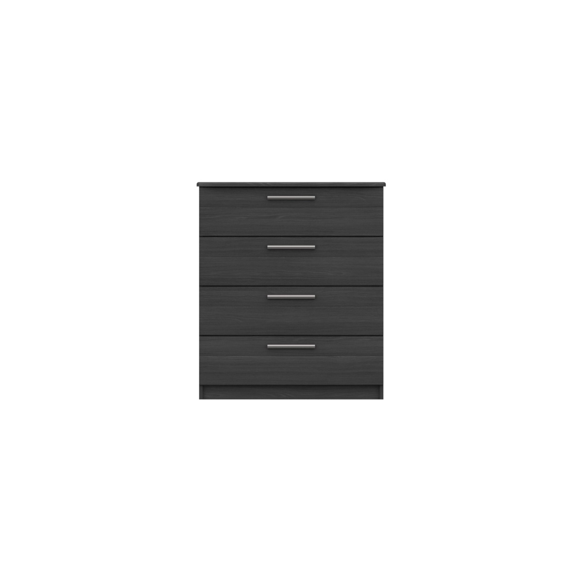 Midas Four Drawer Chest - Graphite Woodgrain