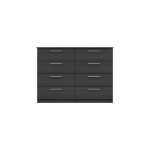 Midas Four Drawer Double Chest - Graphite Woodgrain