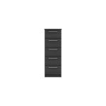 Midas Five Drawer Narrow Chest - Graphite Woodgrain