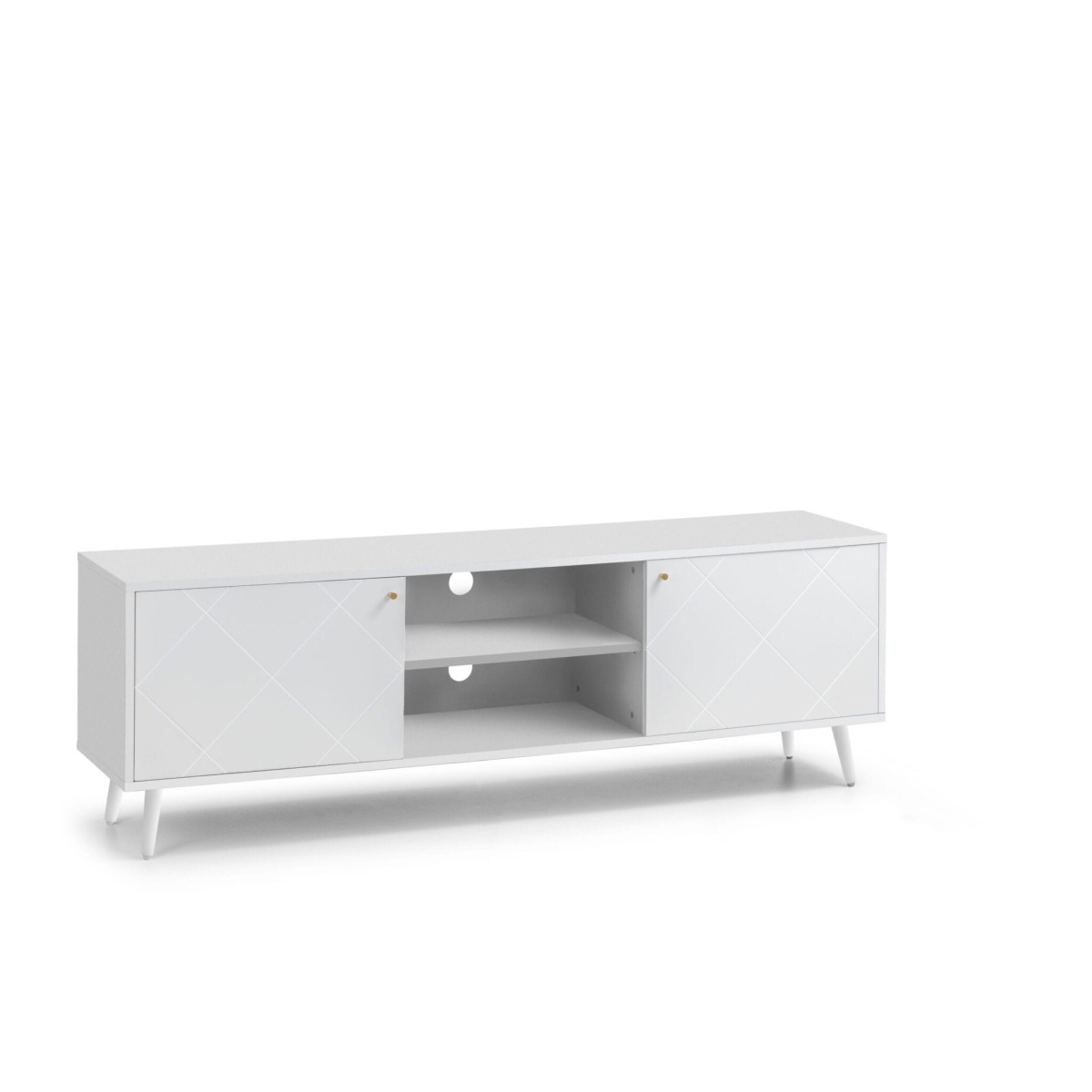 Colditz TV Unit - White