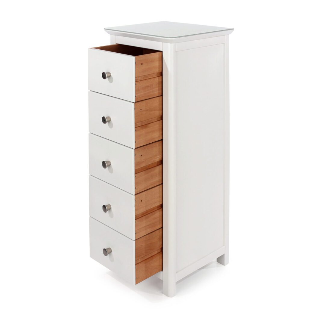 Nel 5 Drawer Narrow Chest