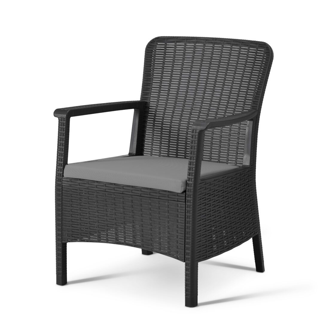 Two Newtown Outdoor Rattan Armchairs