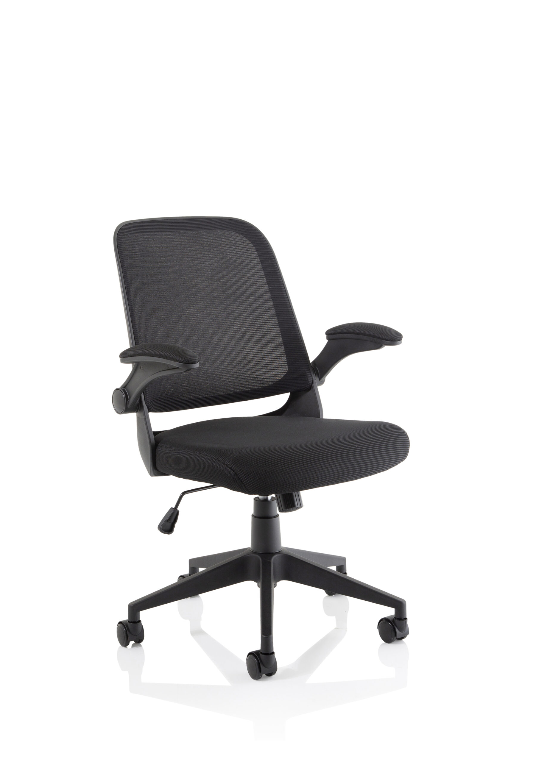 Plano Task Operator Mesh Chair With Folding Arms
